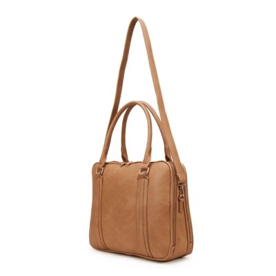 Bolsa De Notebook Grande Pasta Executiva Maleta Case Luísa Rinaldi Bege