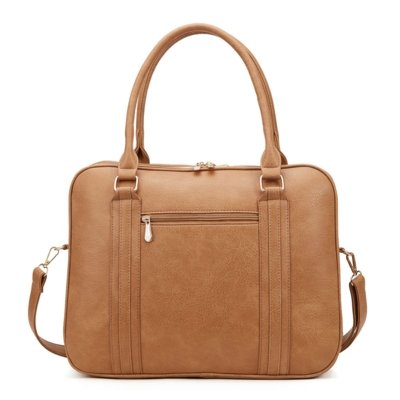 Bolsa De Notebook Grande Pasta Executiva Maleta Case Luísa Rinaldi Bege
