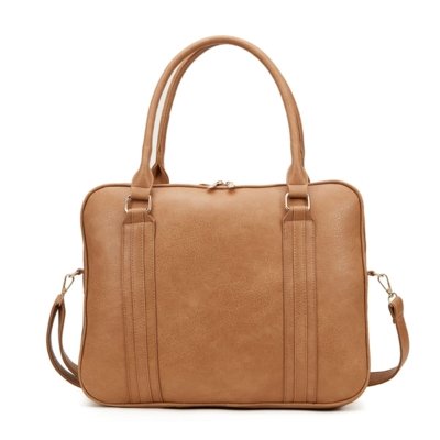 Bolsa De Notebook Grande Pasta Executiva Maleta Case Luísa Rinaldi Bege