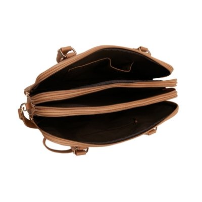 Bolsa De Notebook Grande Pasta Executiva Maleta Case Luísa Rinaldi Bege