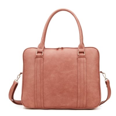 Bolsa De Notebook Grande Pasta Executiva Maleta Case Luísa Rinaldi Rosa