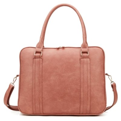 Bolsa De Notebook Grande Pasta Executiva Maleta Case Luísa Rinaldi Rosa