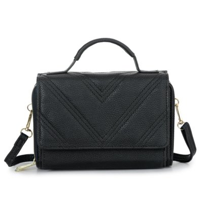Bolsa Feminina Transversal Média Alça De Mão Tiracolo Clutch Luísa