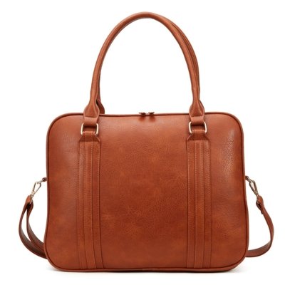 Bolsa Notebook Grande Pasta Executiva Maleta Case Luísa Rinaldi Caramelo