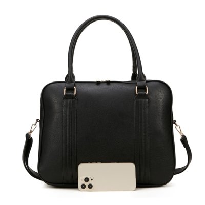 Bolsa Notebook Grande Pasta Executiva Maleta Case Luísa Rinaldi Preto