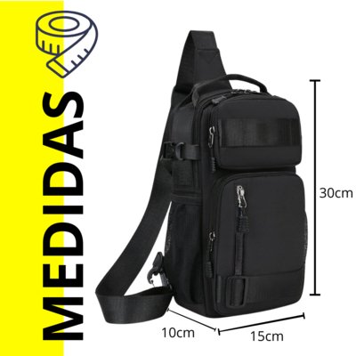 Bolsa Transversal Masculina Shoulder Bag Mochila Lateral
