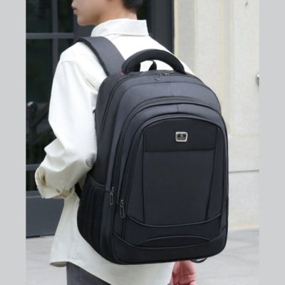 Mochila Escolar Masculina Notebook Faculdade Executiva Luísa Rinaldi Preto
