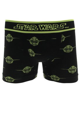 Cueca LUPO URBAN Boxer Star Wars Yoda Preta Menor preço em Cueca LUPO URBAN Boxer Star Wars Yoda Preta