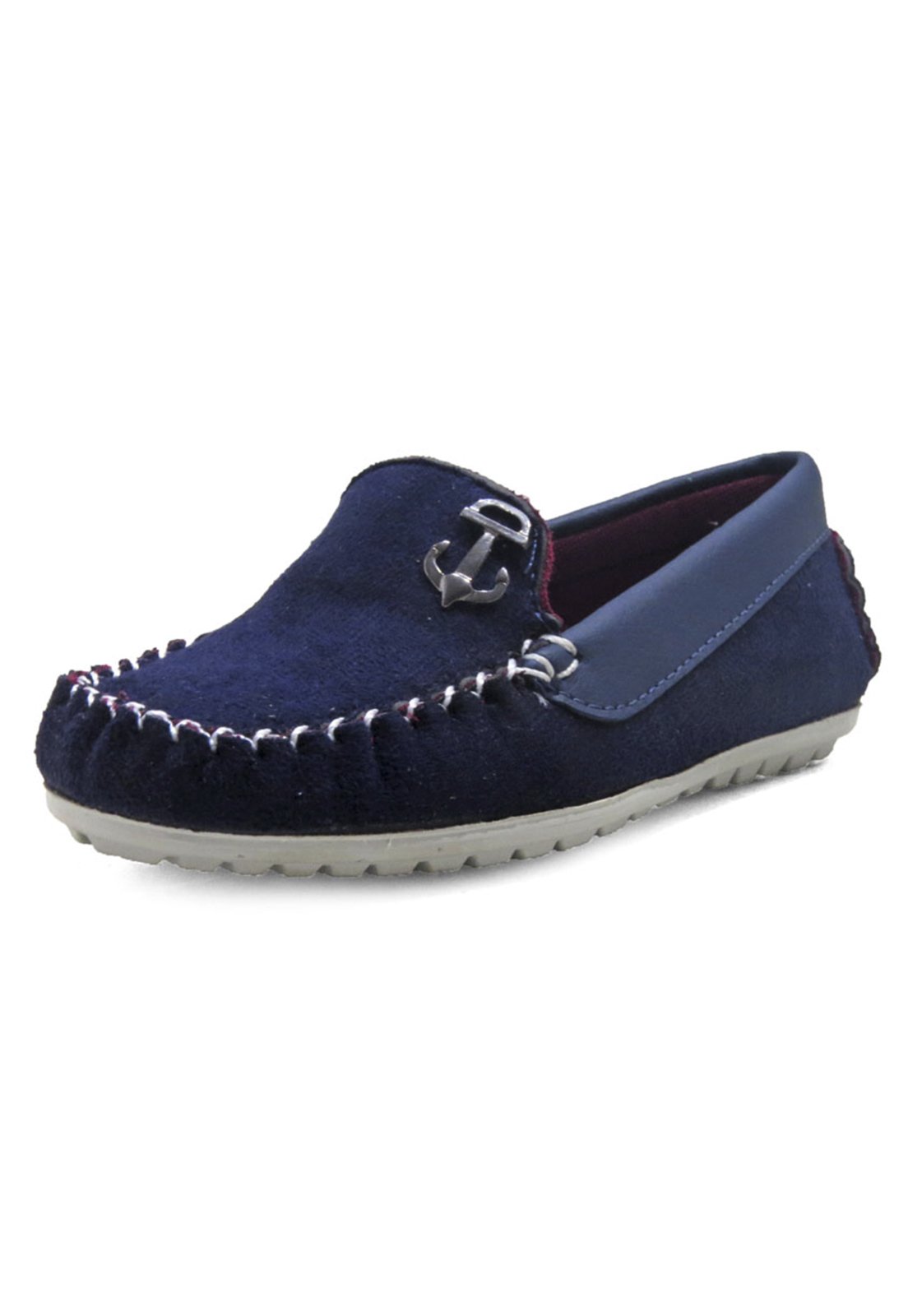 mocassim azul marinho infantil
