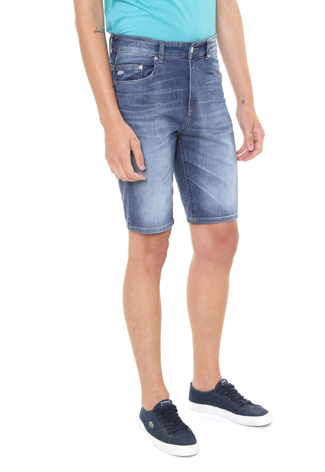 short da lacoste jeans