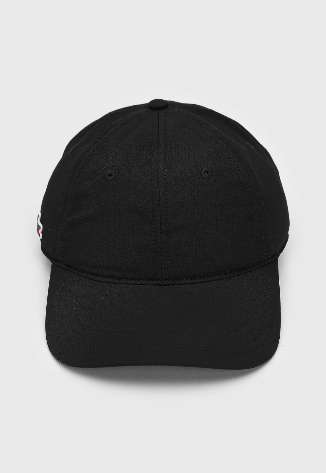 Boné Lacoste Aba Curva Logo Preto