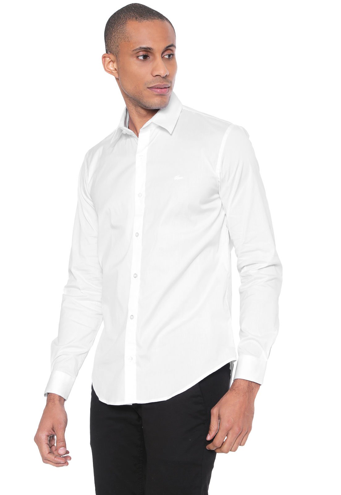 lacoste slim fit shirt