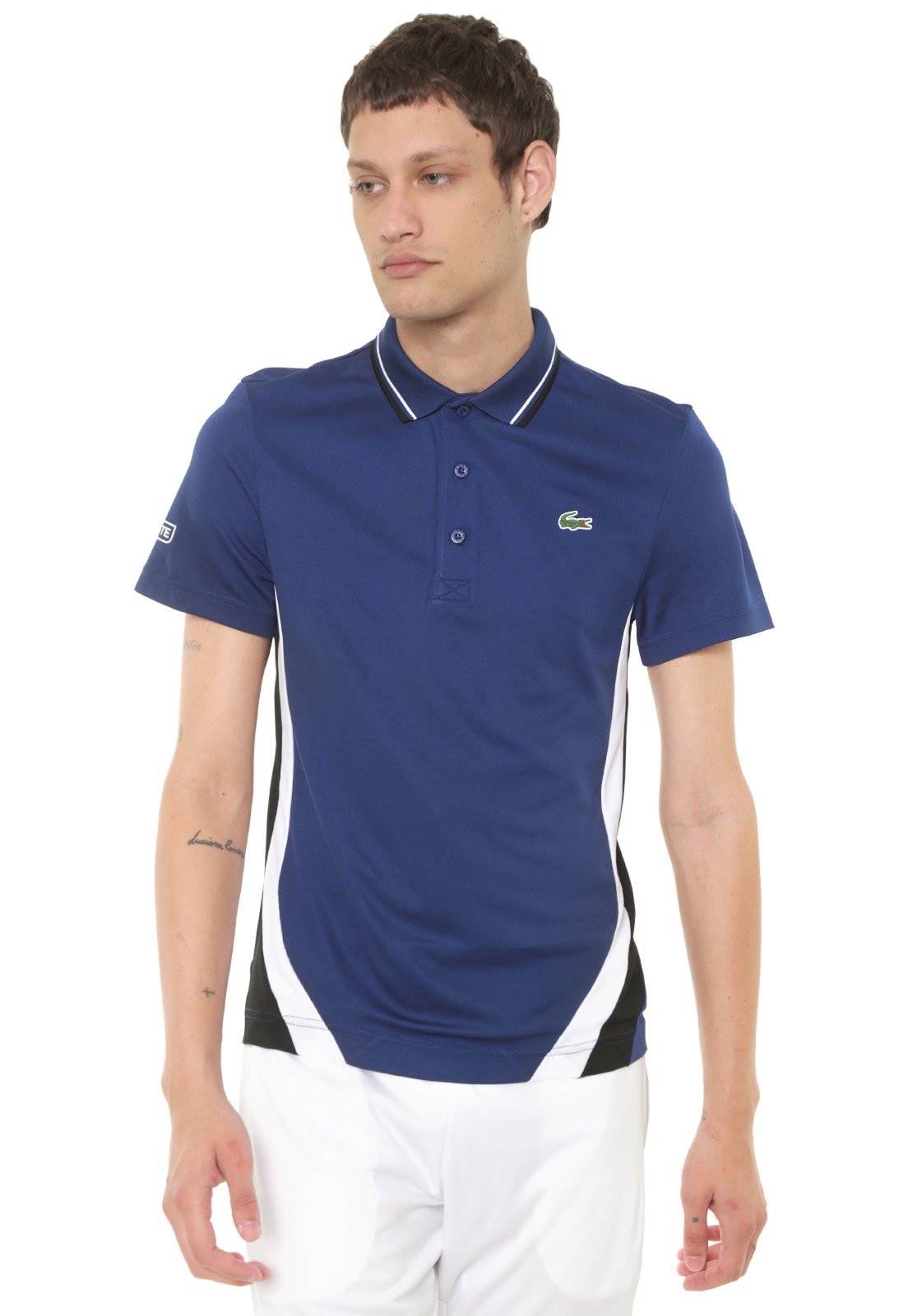 polo lacoste azul bebe