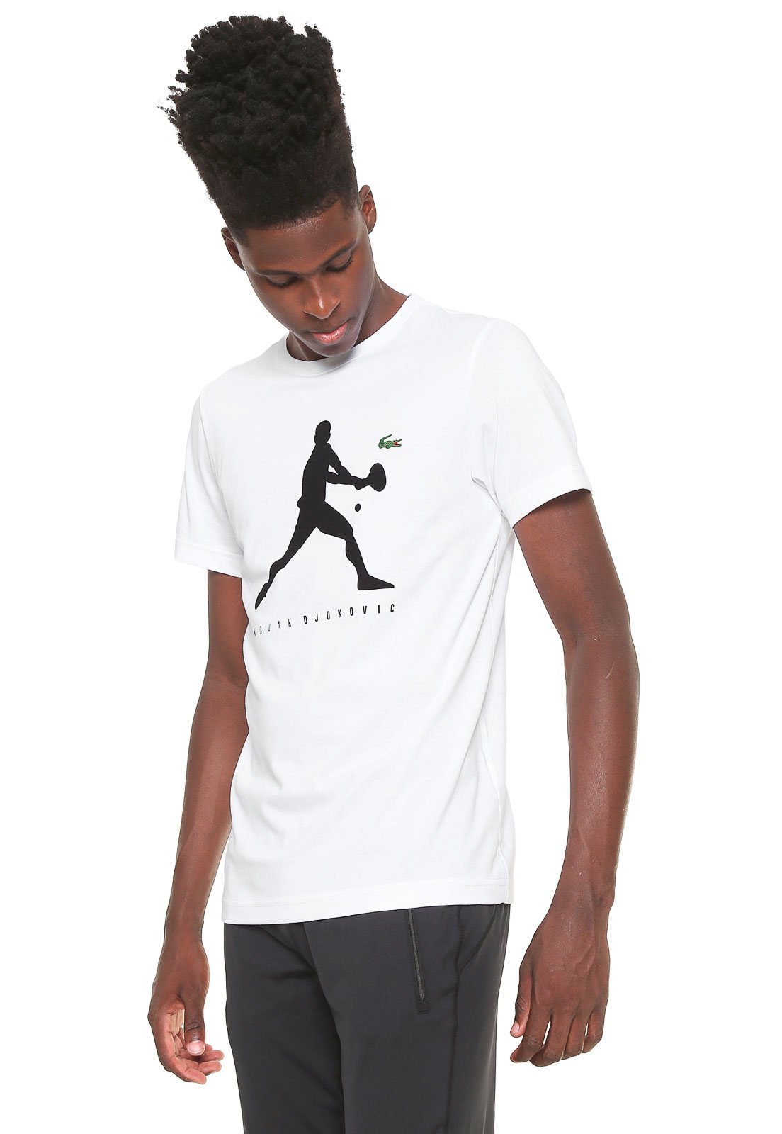 Buy A Mens Lacoste Novak Djokovic Graphic T-Shirt Online