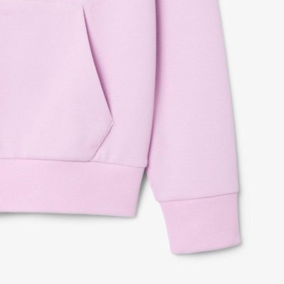Capuz Piqué com zíper Rosa