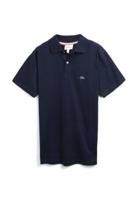Camiseta Polo Lacoste Kids Menino Liso Preta Menor preço em Camiseta Polo Lacoste Kids Menino Liso Preta