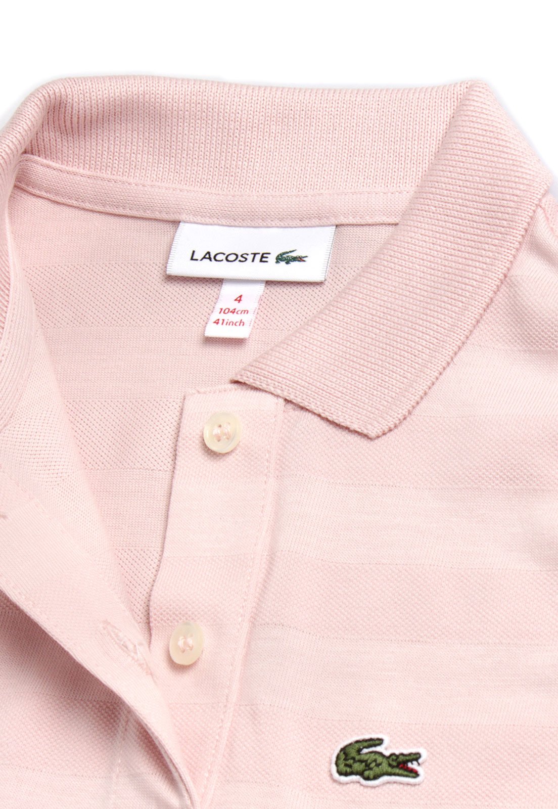 Vestido Lacoste Kids Liso Rosa - Compre Agora | Dafiti Brasil