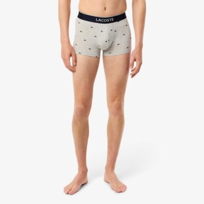 Pacote com 3 Cuecas Trunk Stretch Estampadas Azul