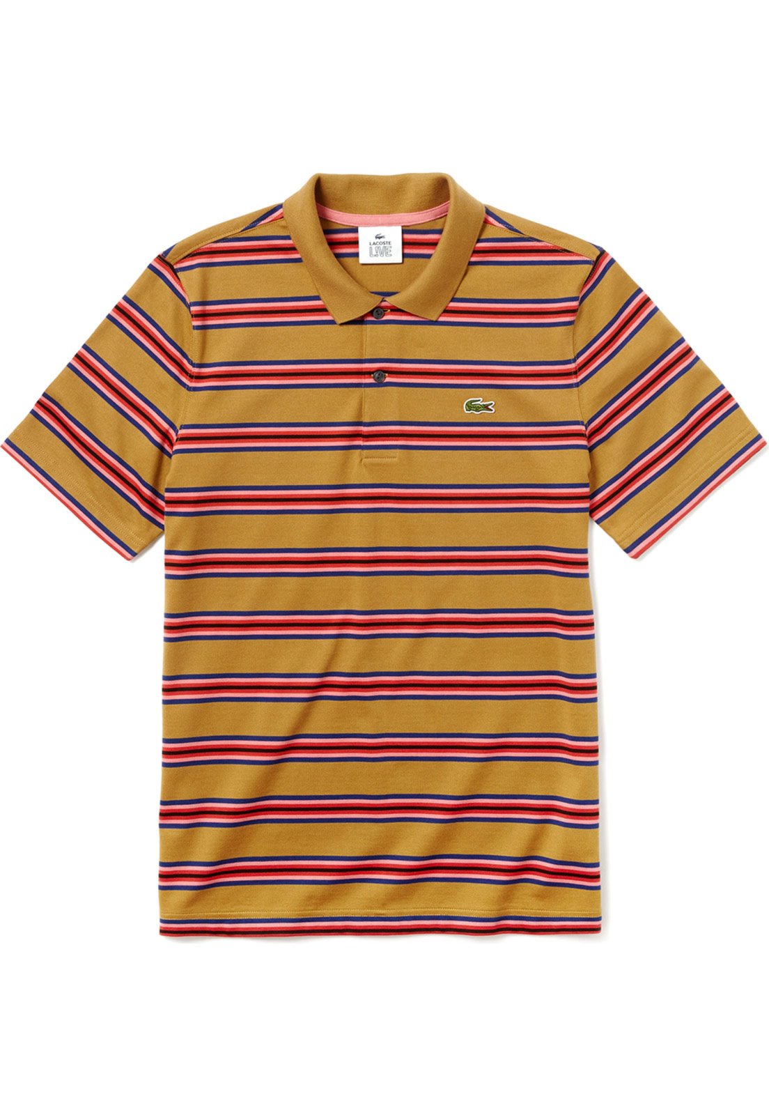 polo lacoste marrom