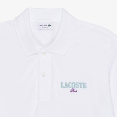 Polo Mini-Piqué com Caimento Clássico Branco