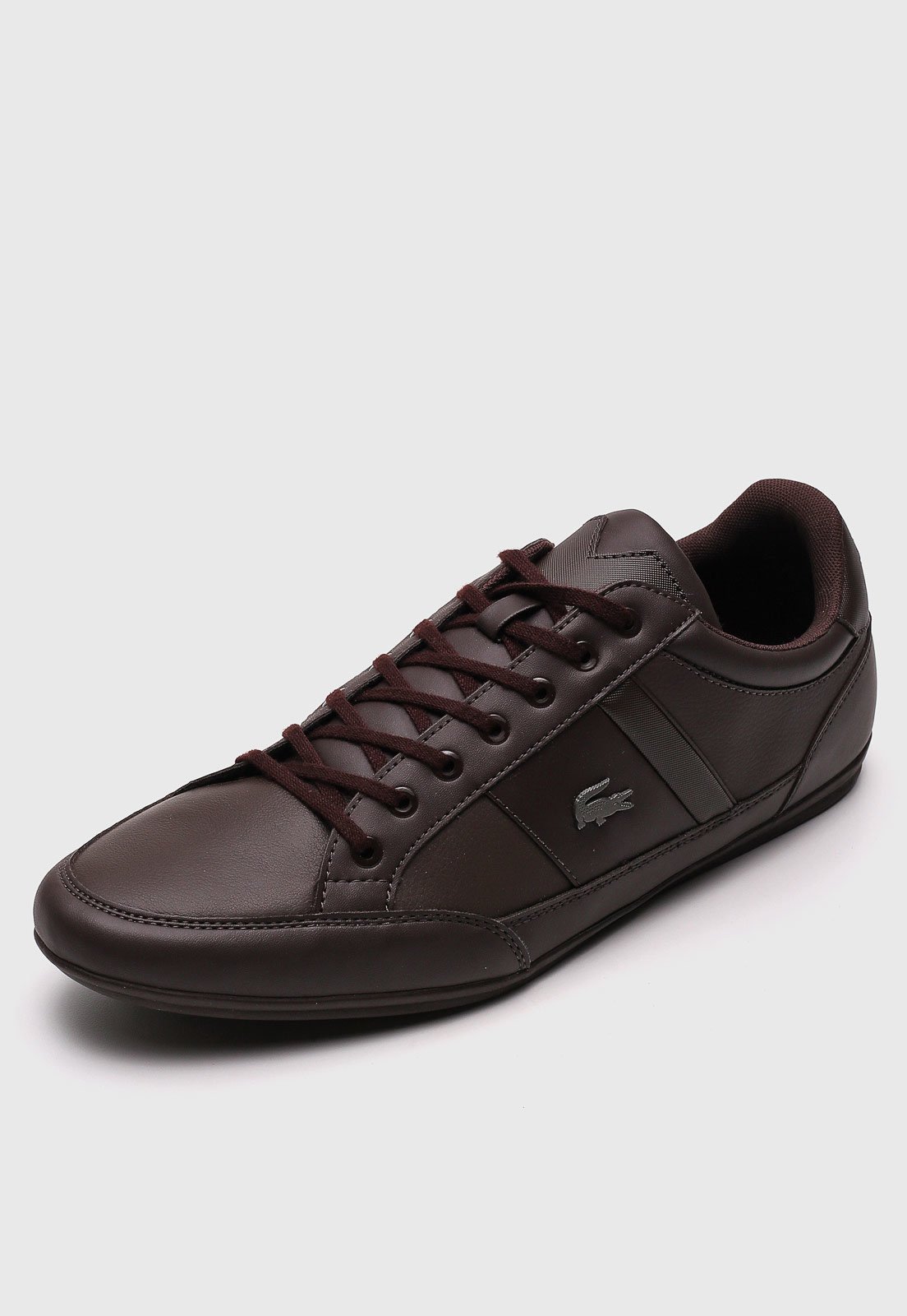 Sapatenis lacoste marrom hot sale masculino