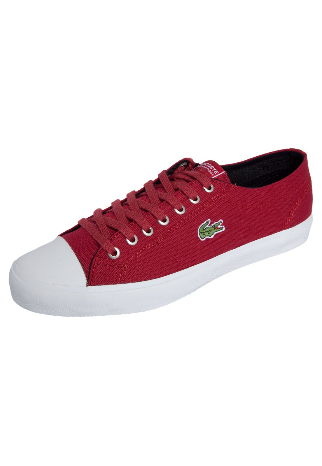 Sapatenis sales lacoste vermelho