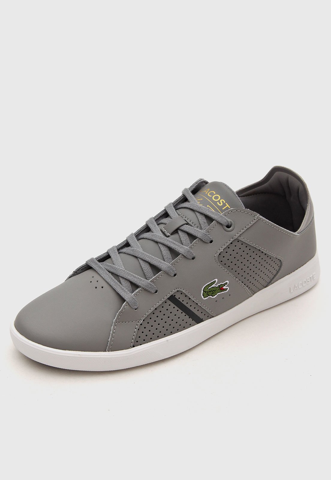 tenis lacoste cinza