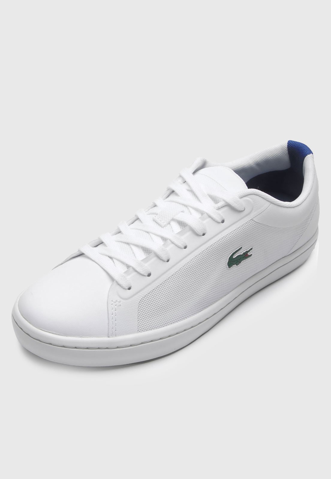 tênis lacoste logo branco