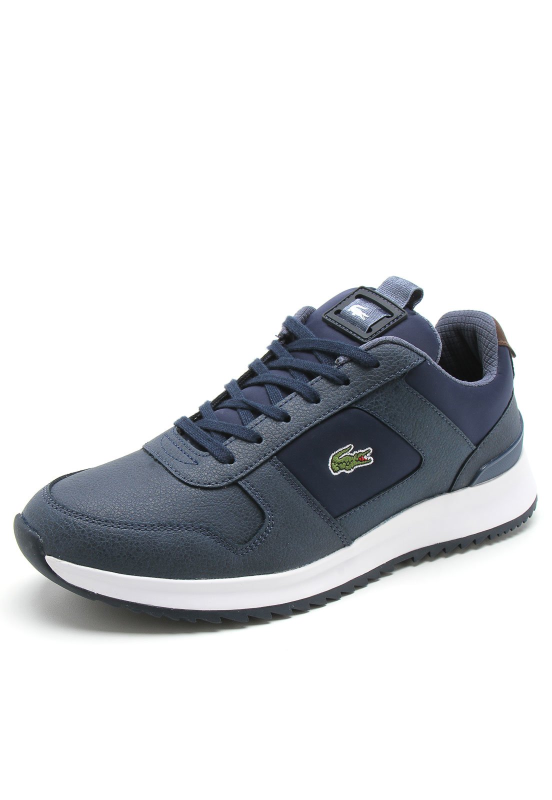 T nis Couro Lacoste Joggeur 2.0 318 1 Spm Azul Compre Agora