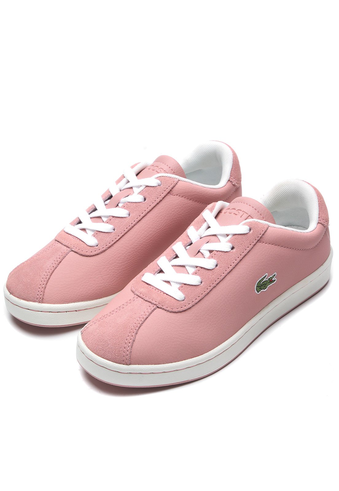 Tenis sales lacoste rosa