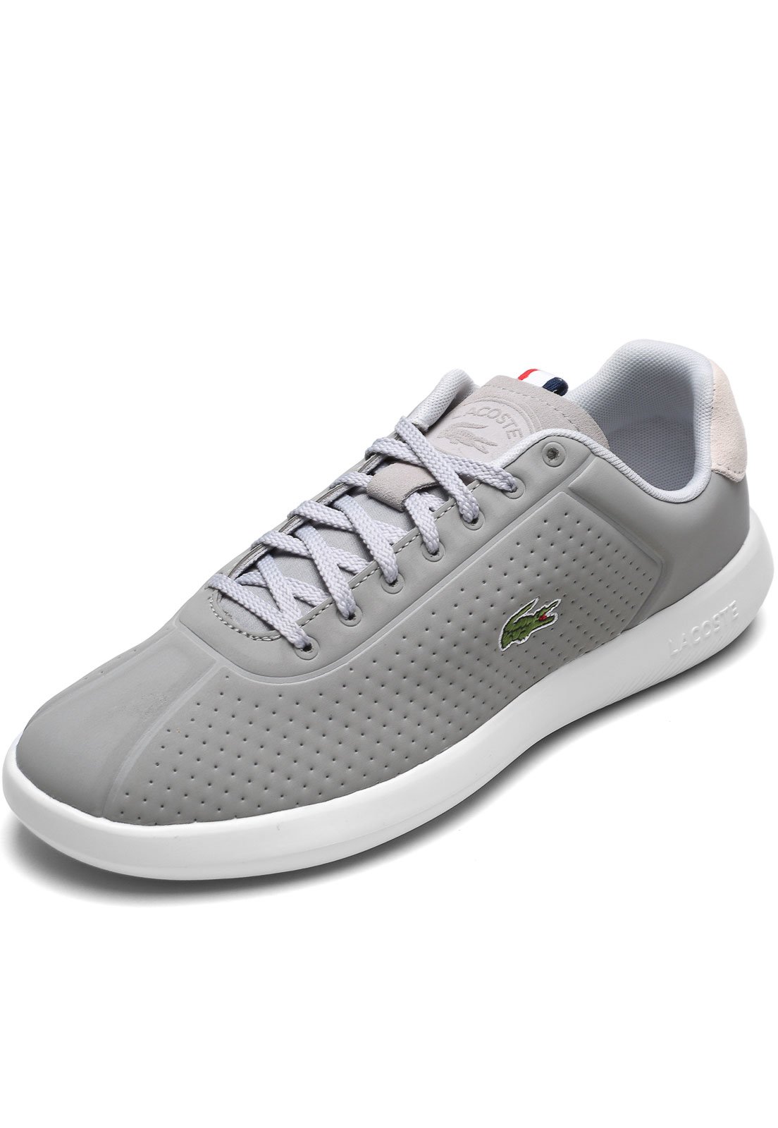 T nis Casual T nis Lacoste Avance 119 1 Sma Cinza Compre Agora