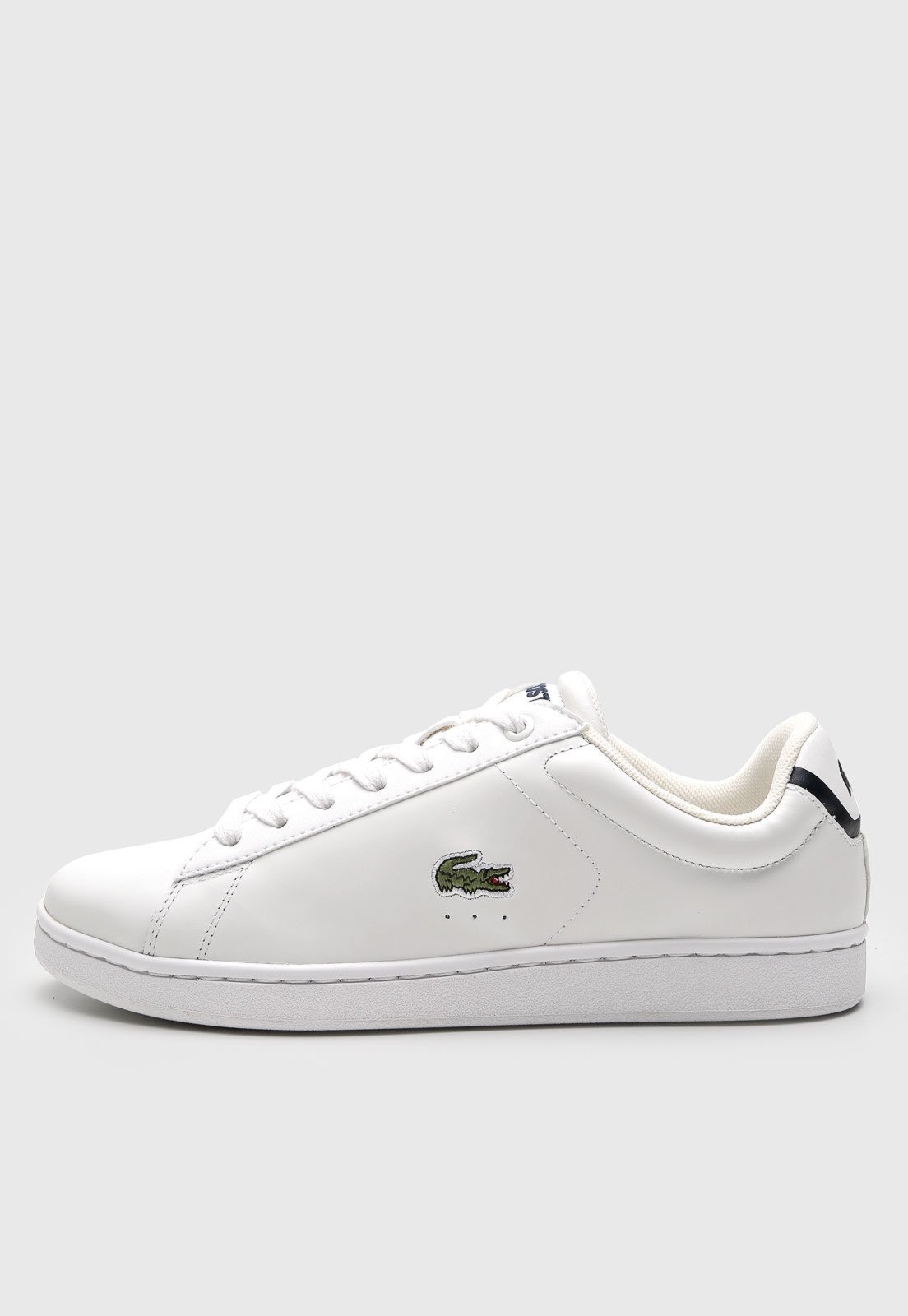 Tênis da hot sale lacoste branco