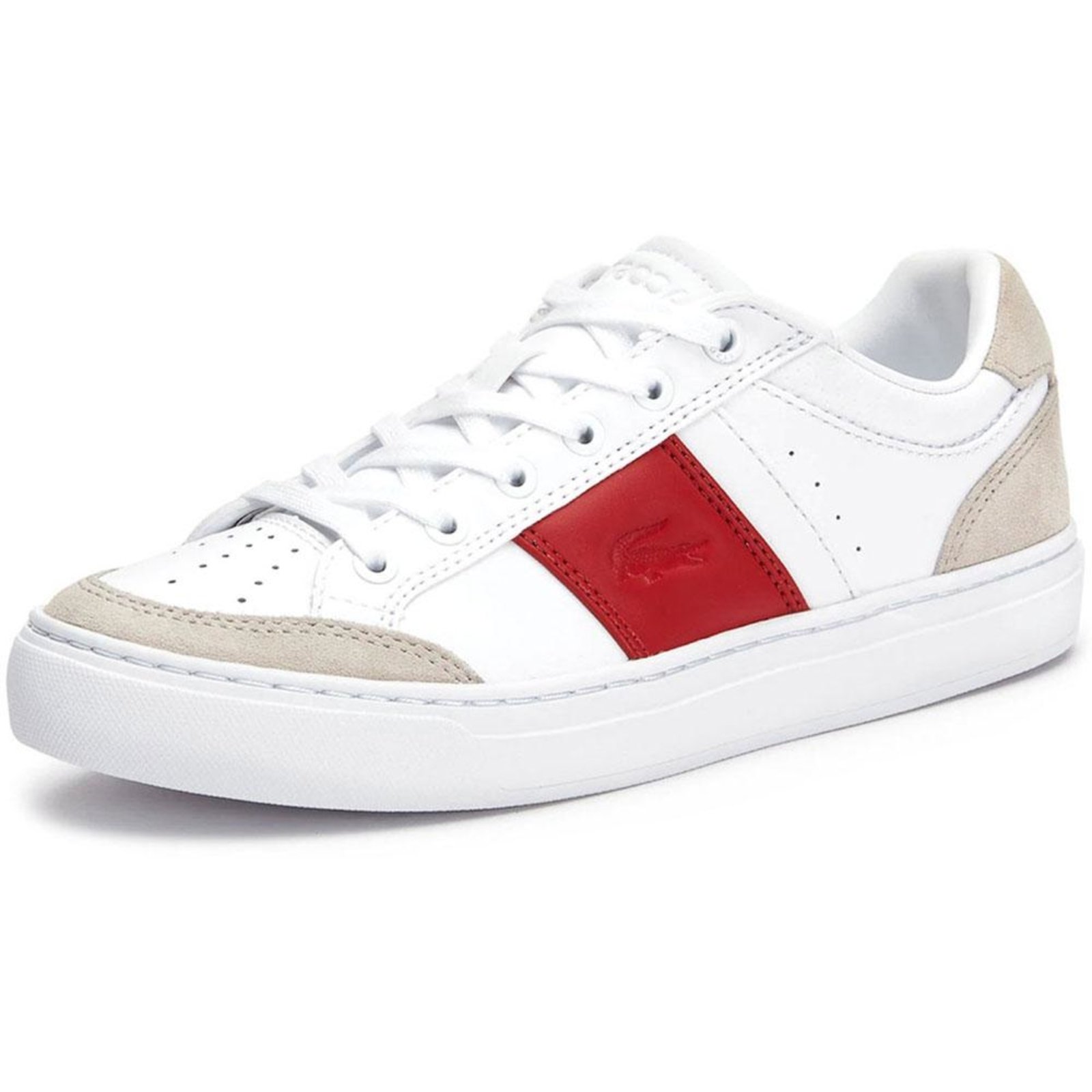 T nis Lacoste Courtline Branco Compre Agora Dafiti Brasil