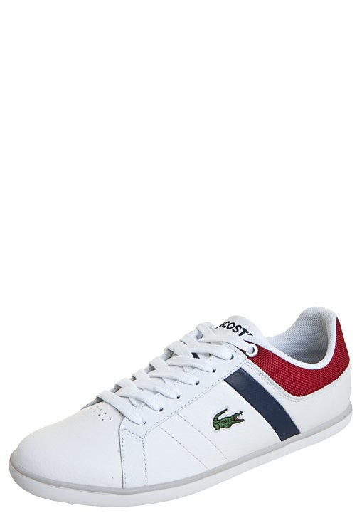 Tenis lacoste hot sale branco e vermelho