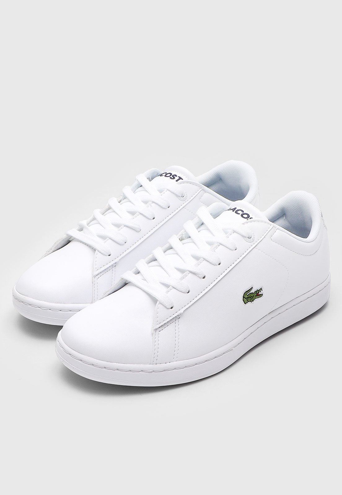 Tenis lacoste infantil sales branco