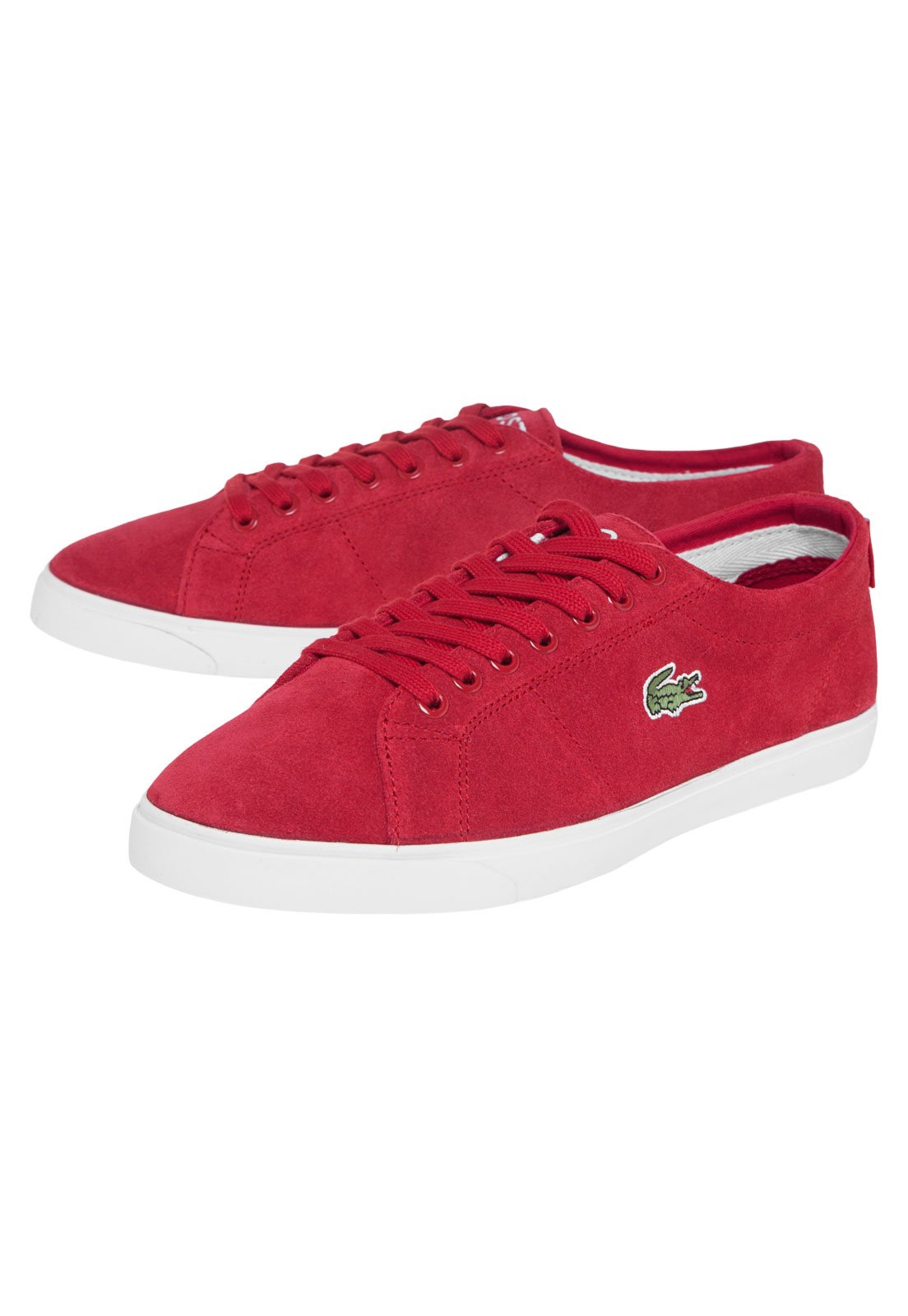 Tenis lacoste sale vermelho