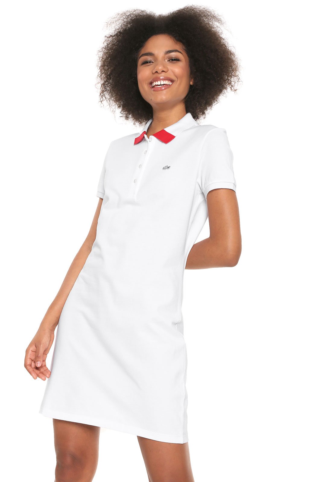 Vestido best sale lacoste branco