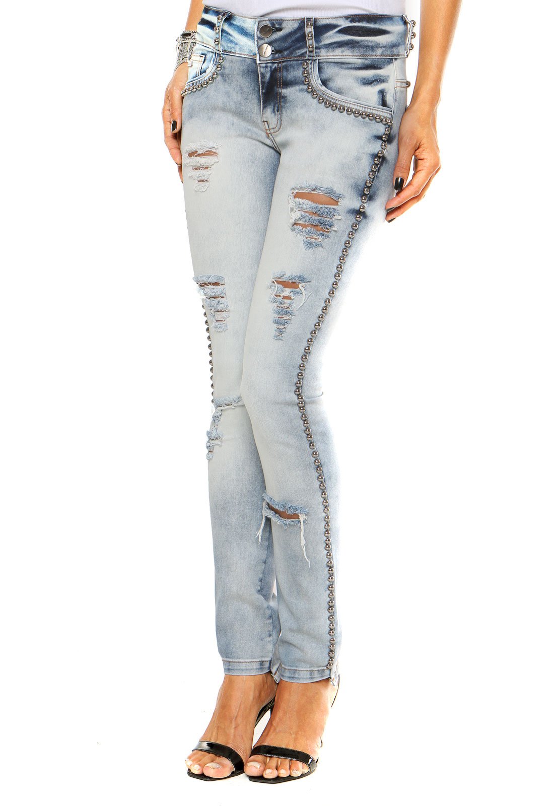 calça jeans feminina lança perfume