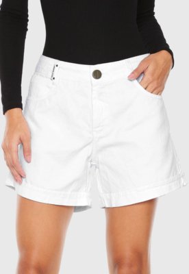 Bermuda Sarja Lança Perfume Low Comfort Branca Menor preço em Bermuda Sarja Lança Perfume Low Comfort Branca