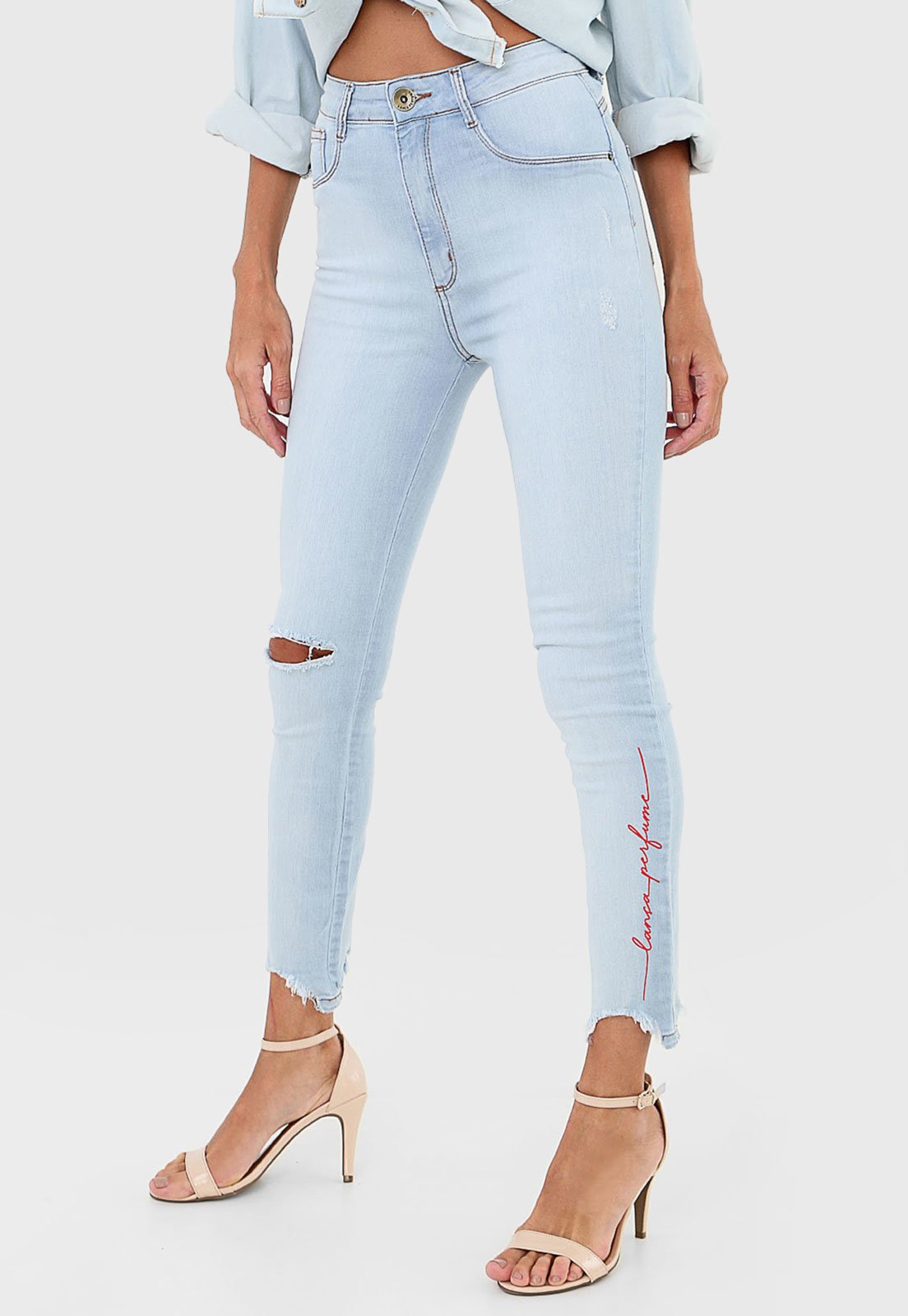 white denim jeans ladies