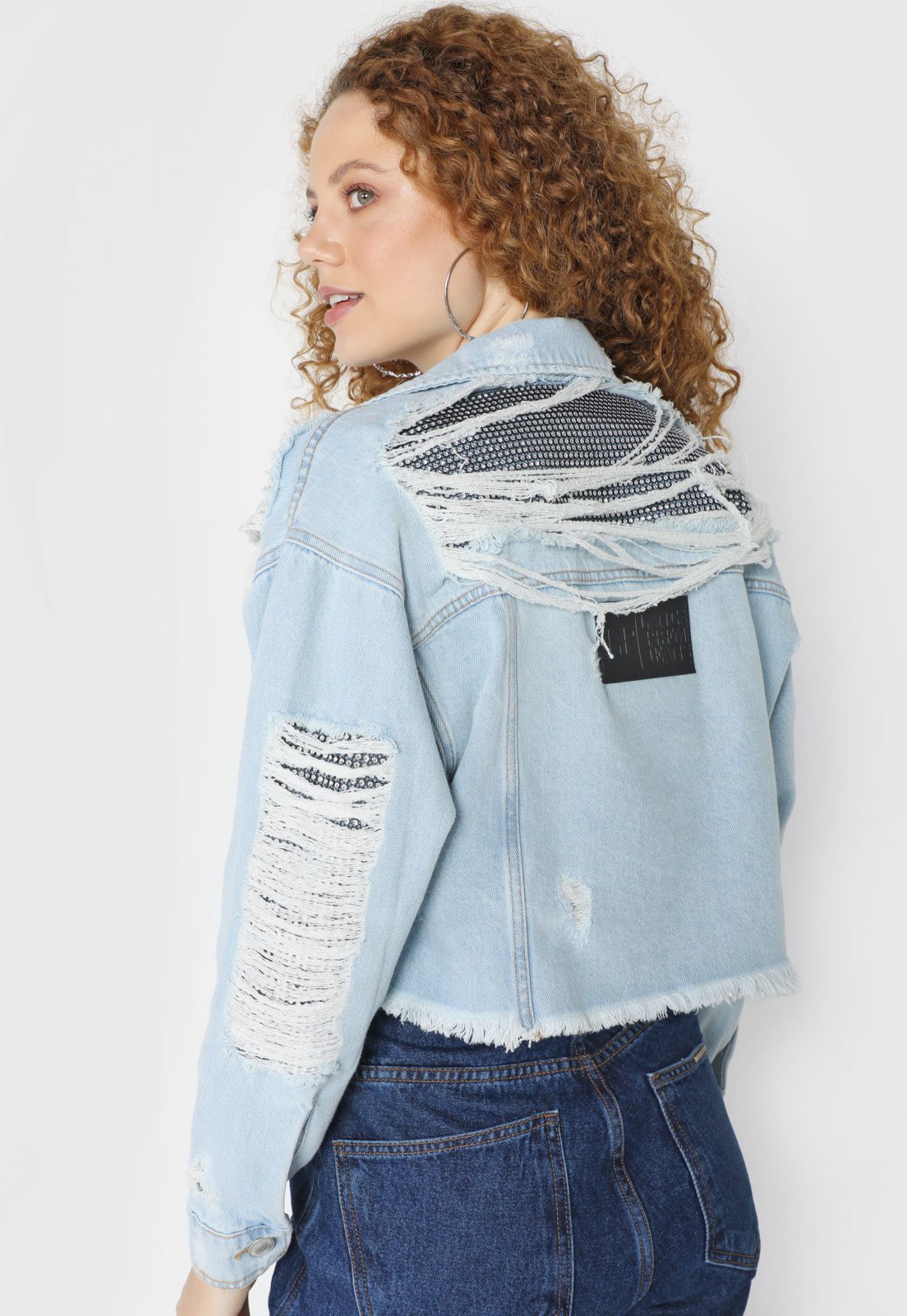 free people wild ones sherpa trucker jacket