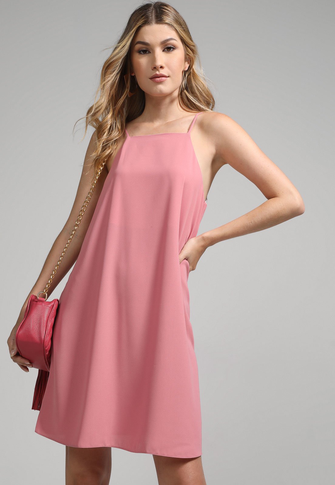 Vestido cheap curto liso