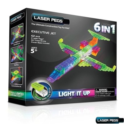Blocos de Montar Laser Pegs Jato Executivo 6 em 1 ZippyDo Verde Menor preço em Blocos de Montar Laser Pegs Jato Executivo 6 em 1 ZippyDo Verde