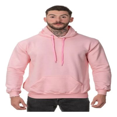 Blusa de sales moletom flanelado masculino