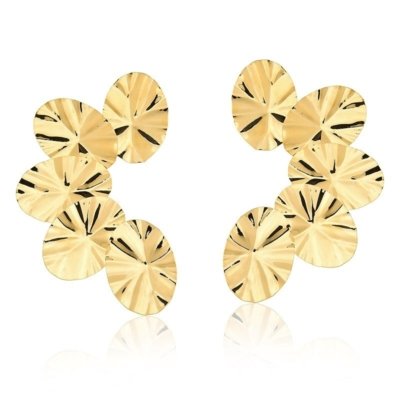 Brinco Le Diamond Magali Dourado Menor preço em Brinco Le Diamond Magali Dourado