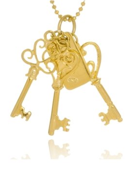 Colar Le Diamond Chaves Dourado Menor preço em Colar Le Diamond Chaves Dourado