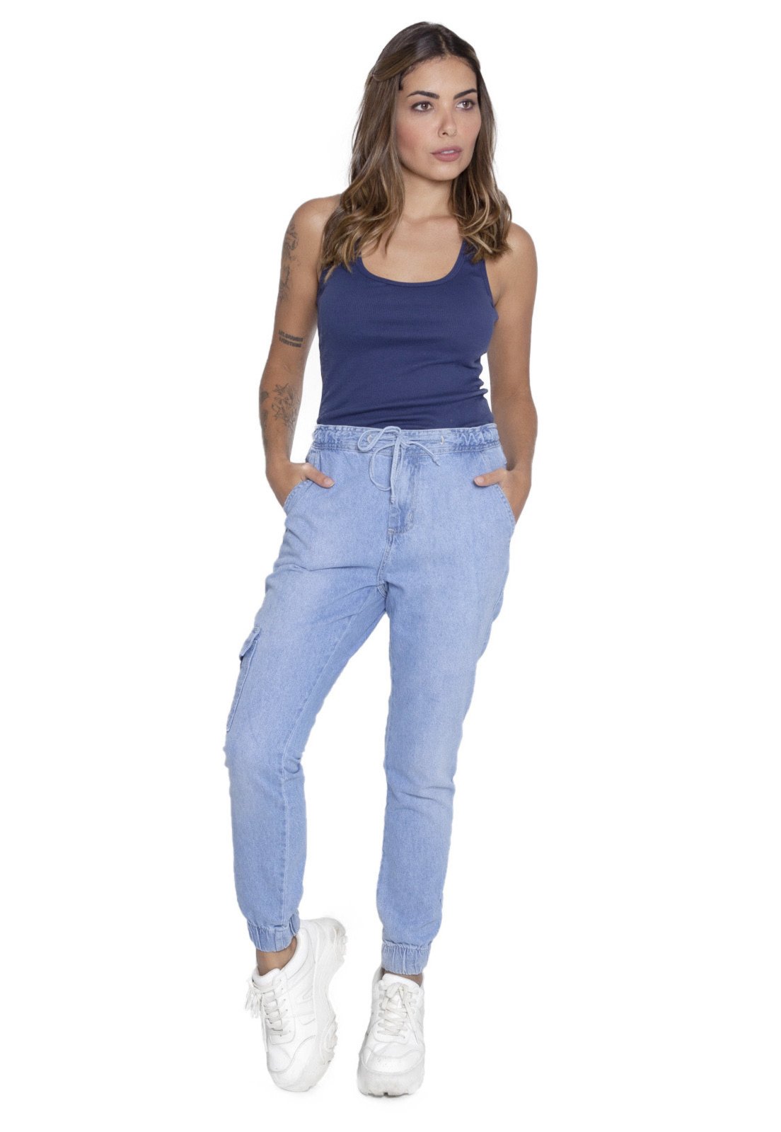 calça jeans cintura alta dafiti