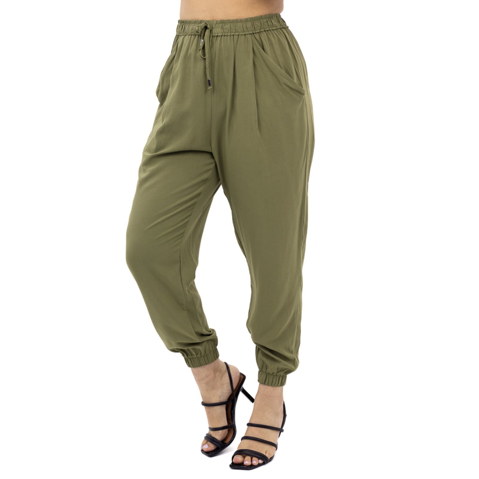 Calça jogger best sale feminina malha