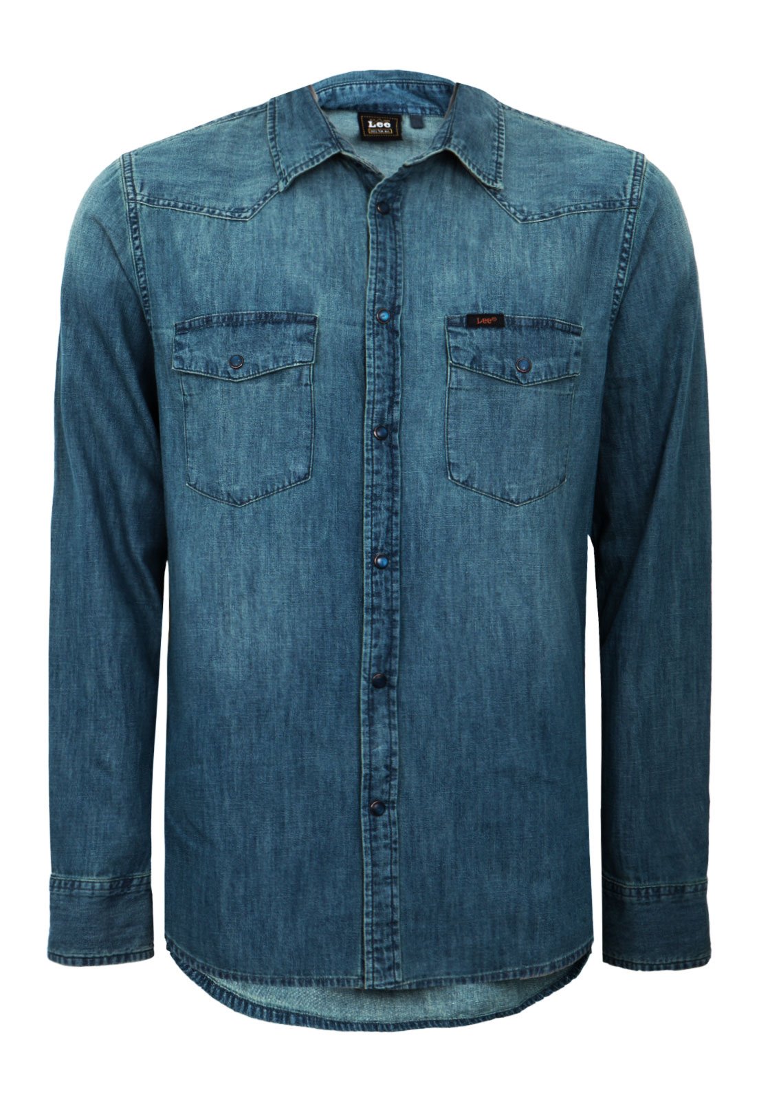 camisa jeans lee