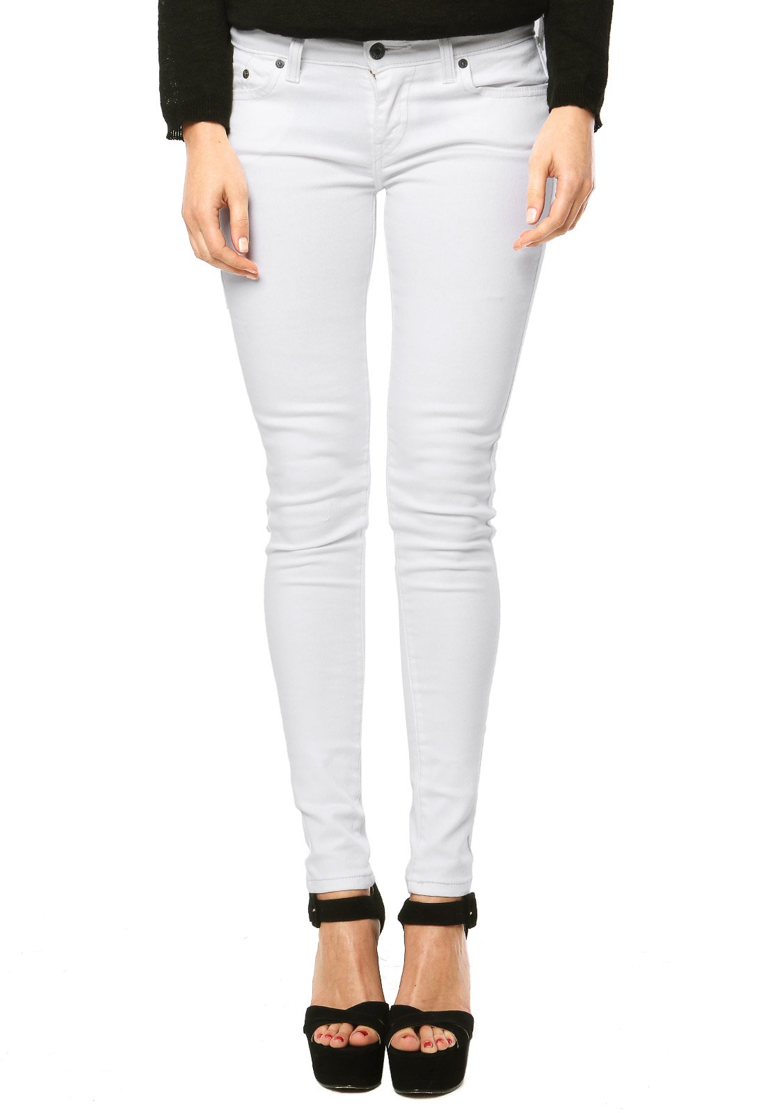 calça levis feminina branca